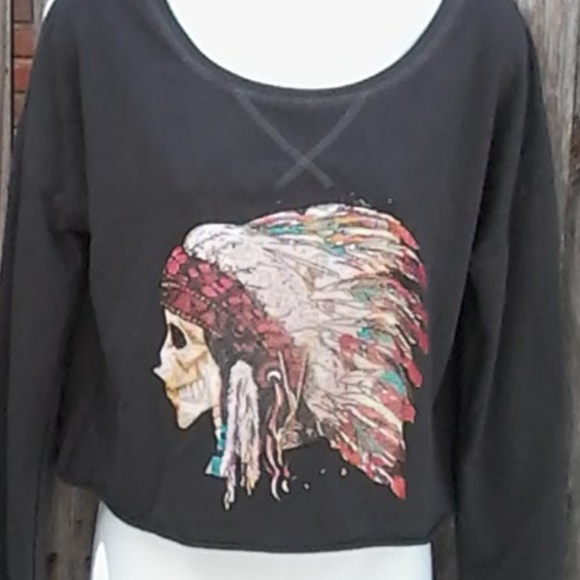 Haoduoyi Tops - Haoduoyi Fashion Punk Crop Top Women.  Size Large